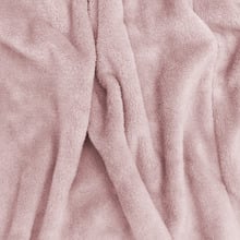 Microplush Throw Rug in Blush